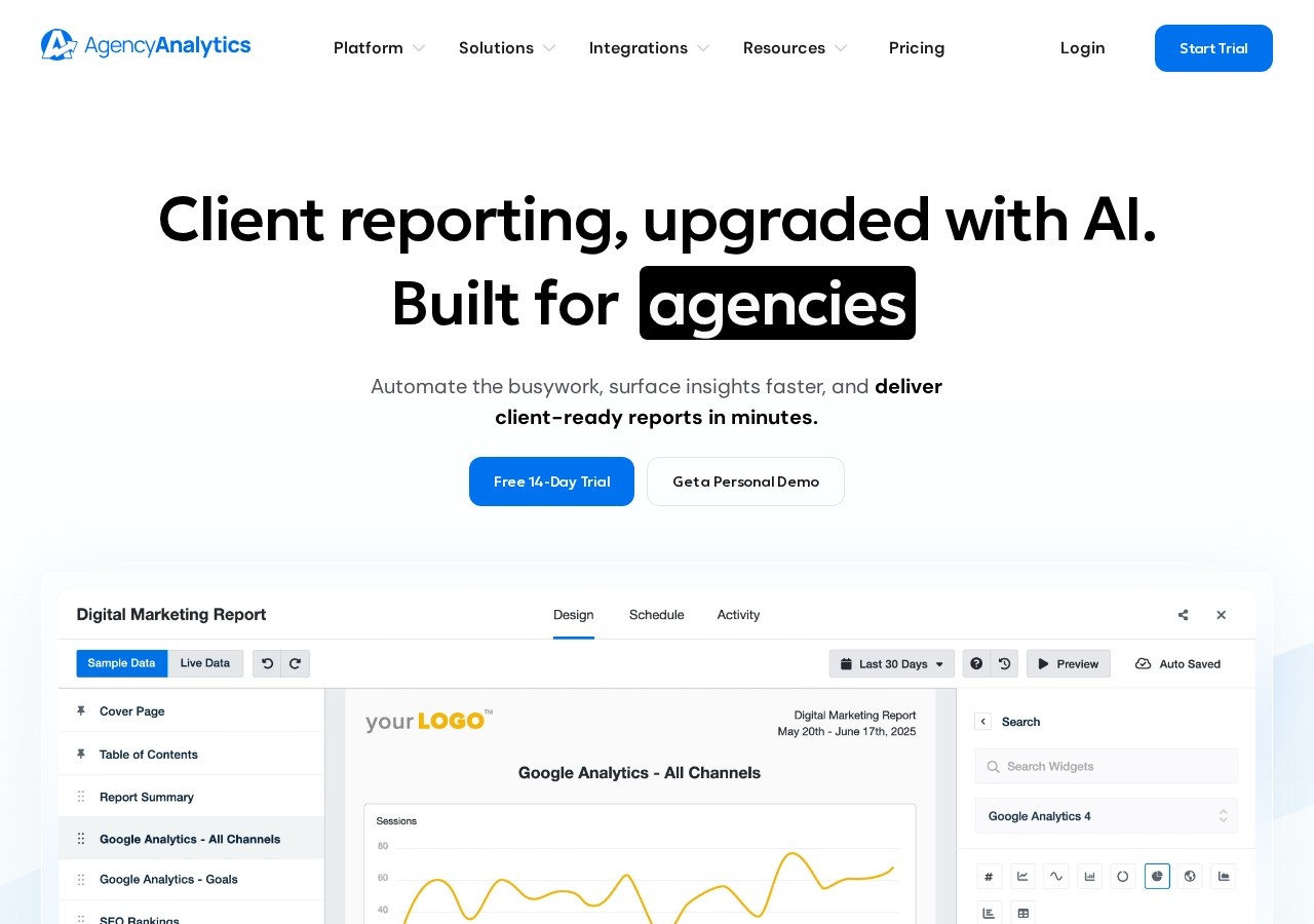AgencyAnalytics preview