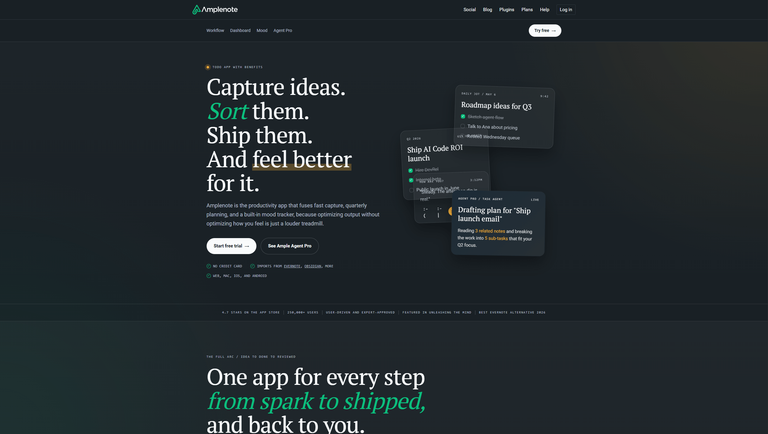 Amplenote preview