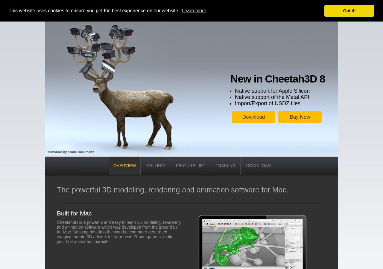 Cheetah3D preview