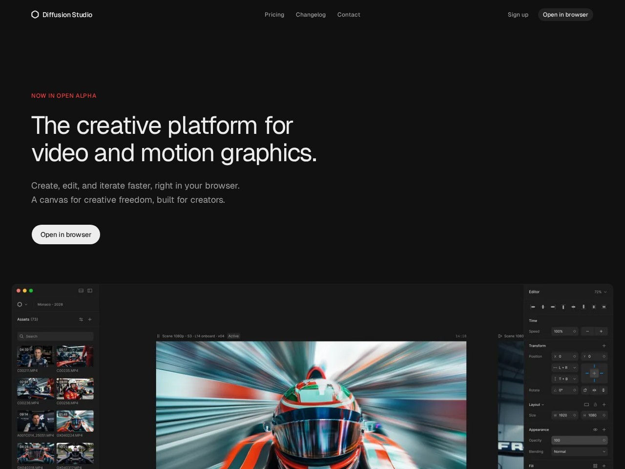 Diffusion Studio preview