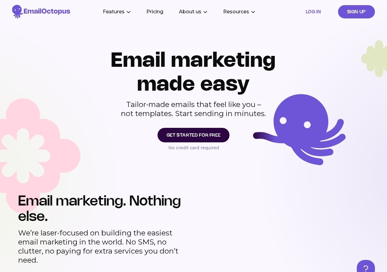 EmailOctopus preview