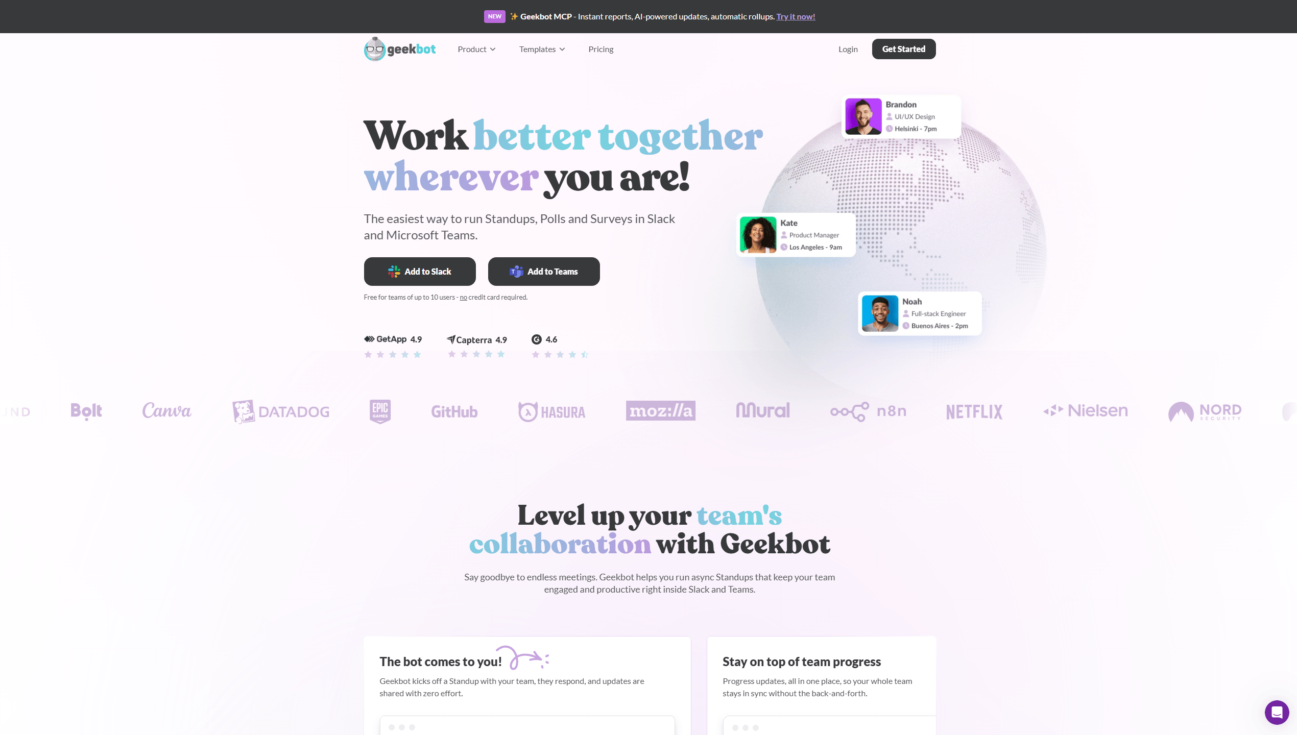 Geekbot preview