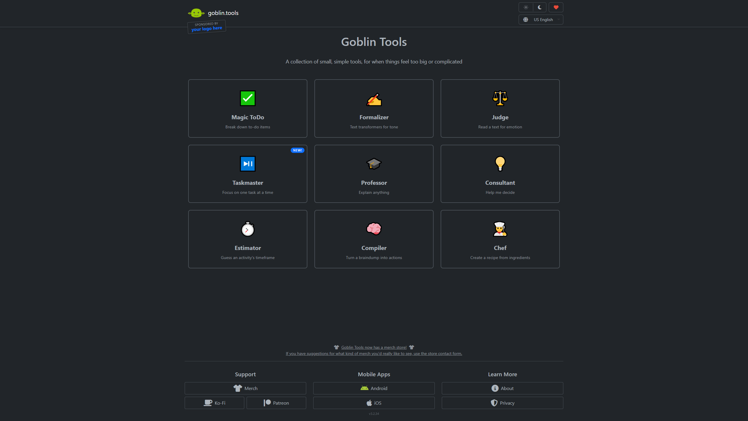 Goblin Tools preview
