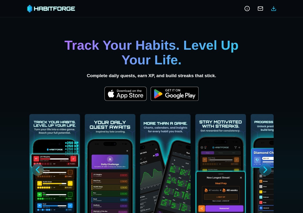 HabitForge preview