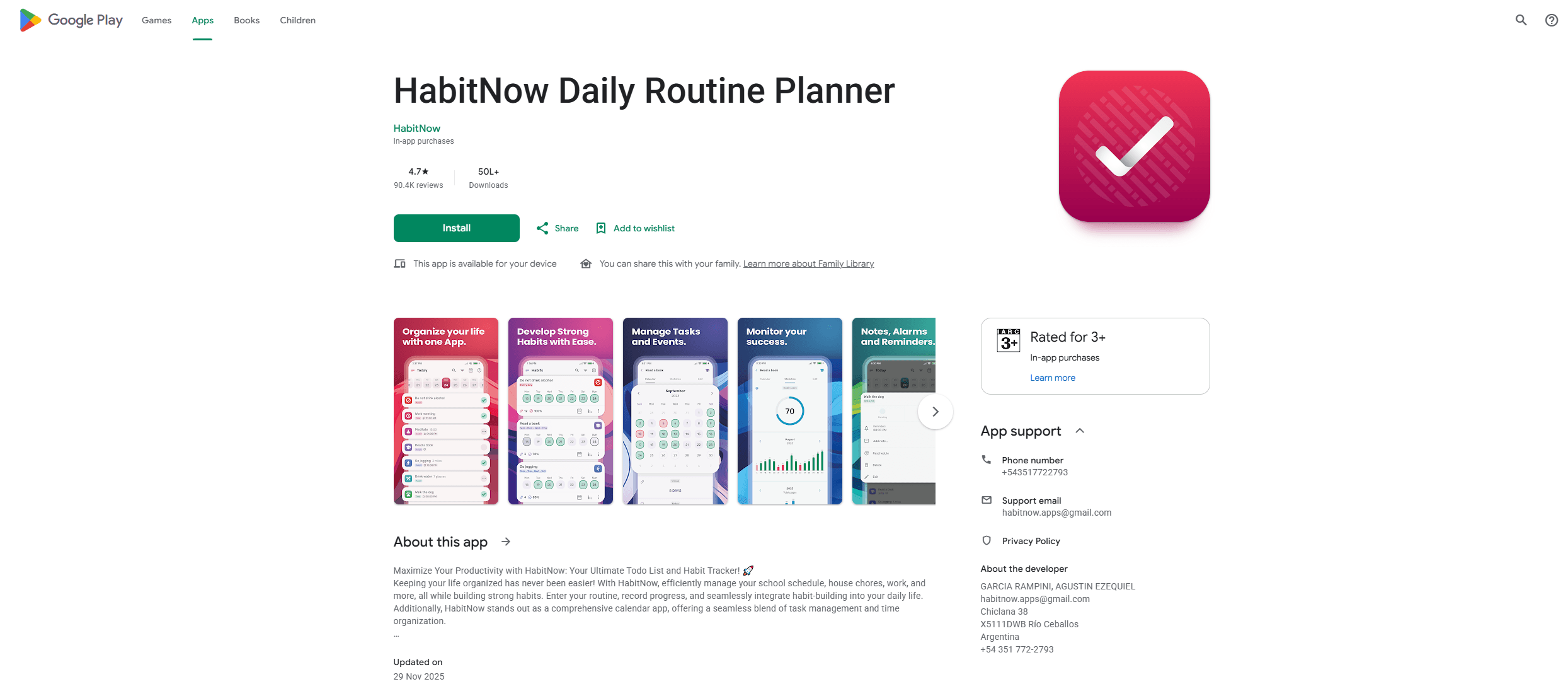 HabitNow preview