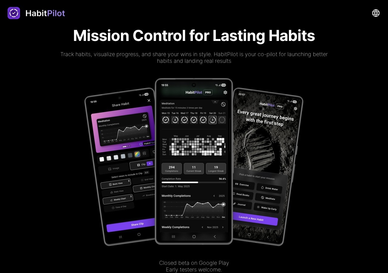 HabitPilot preview