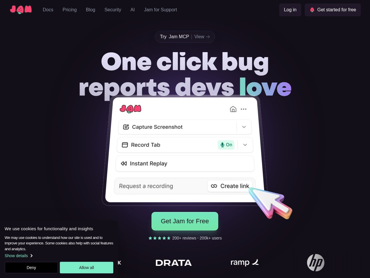 Jam.dev preview