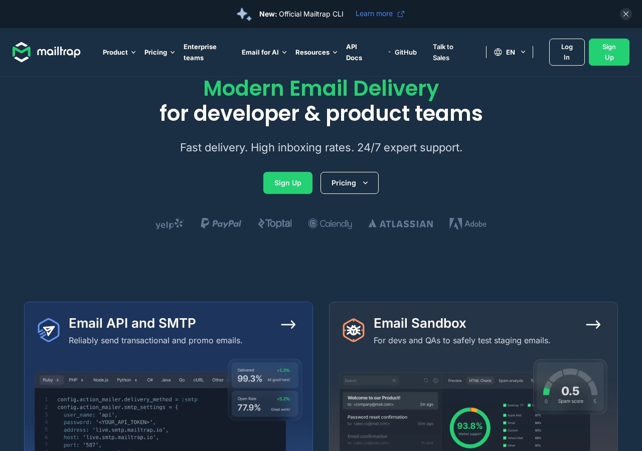 Mailtrap preview