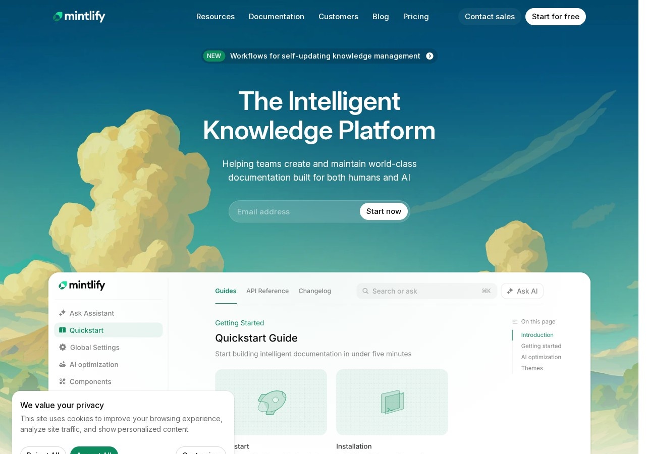 Mintlify preview