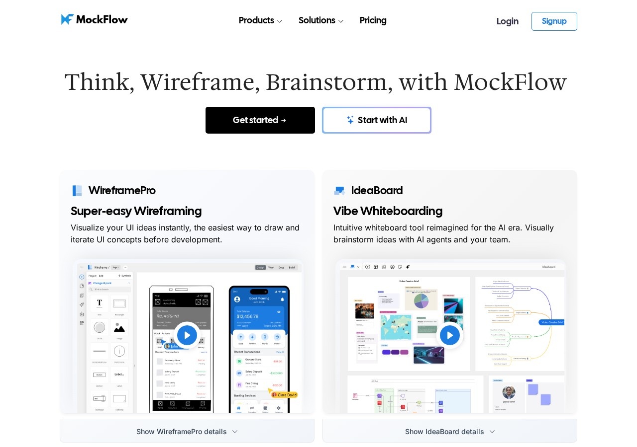 MockFlow preview