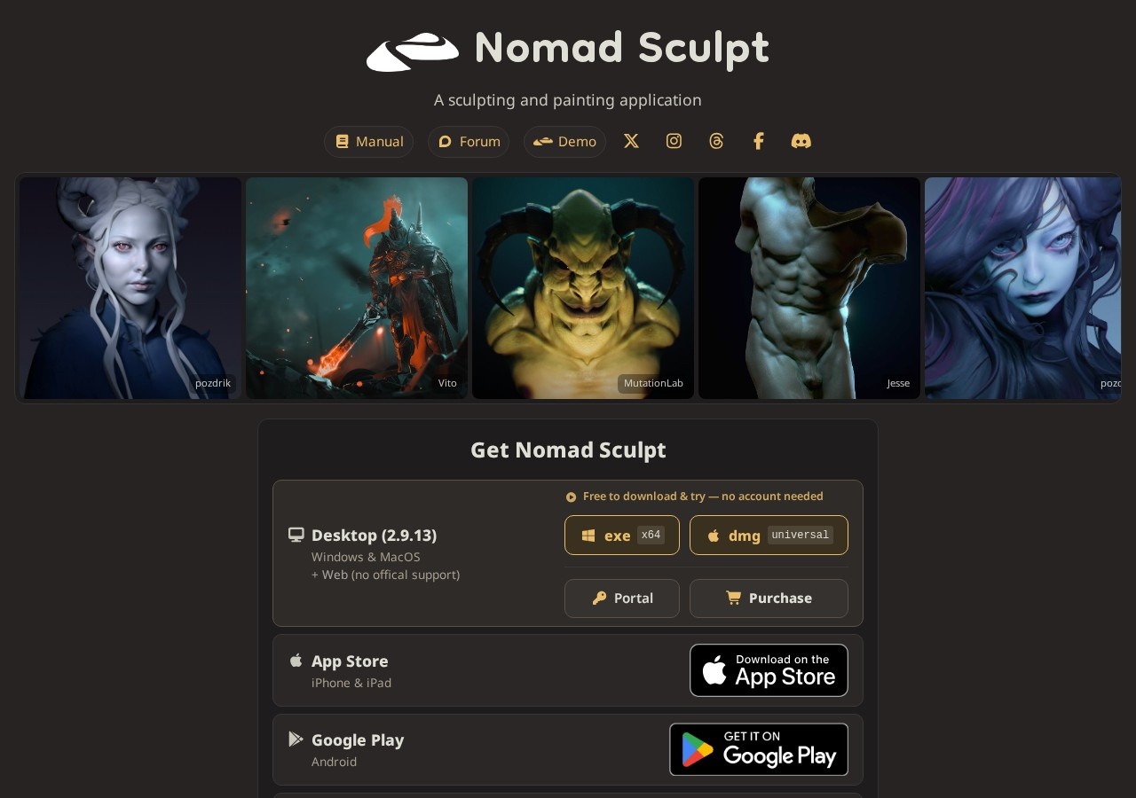 Nomad Sculpt preview
