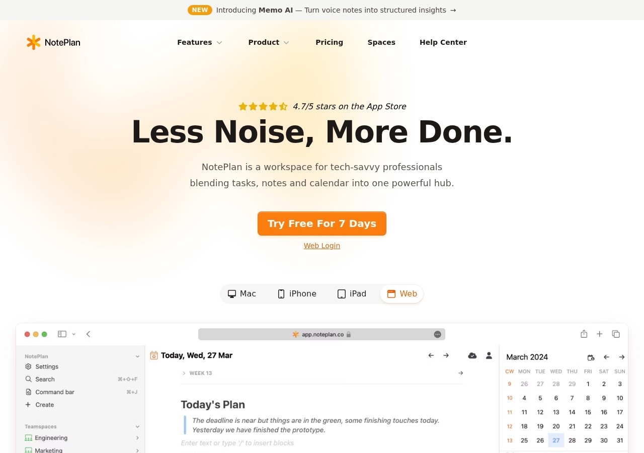 NotePlan preview