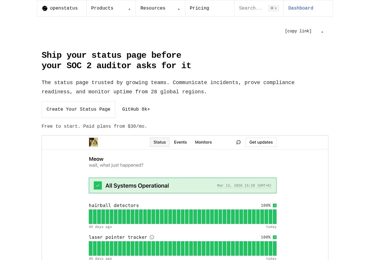 openstatus preview