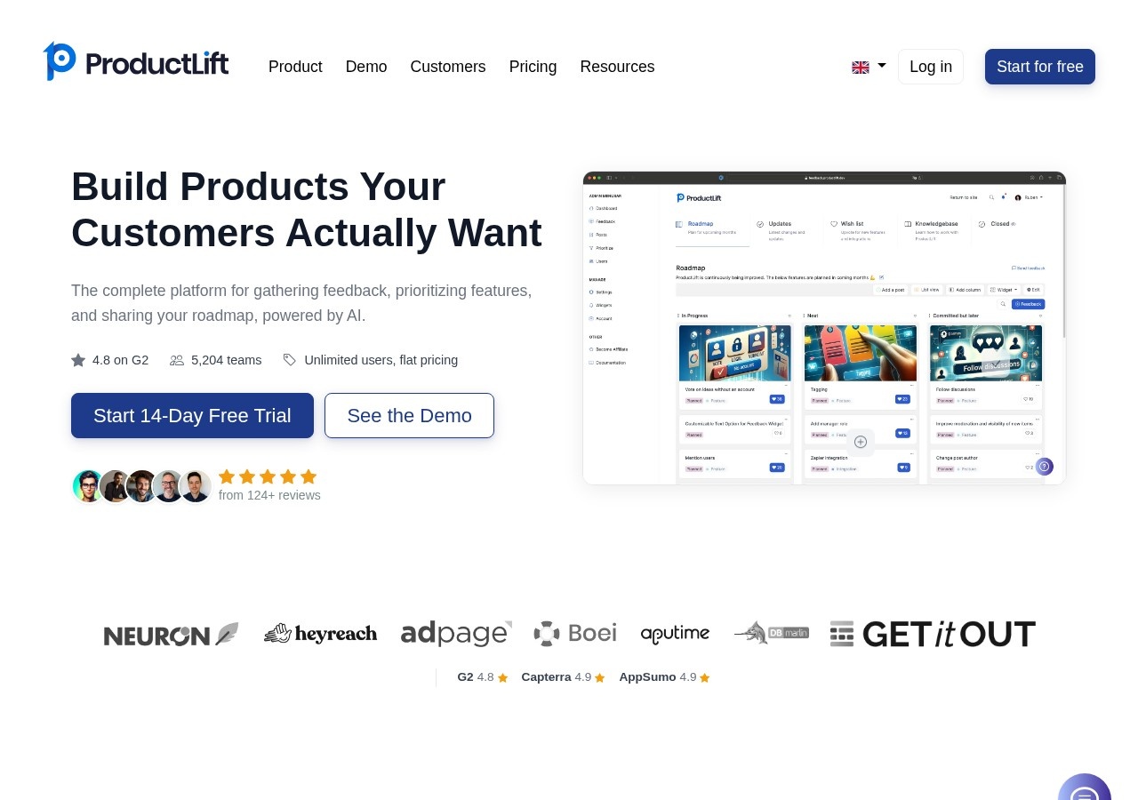 ProductLift preview