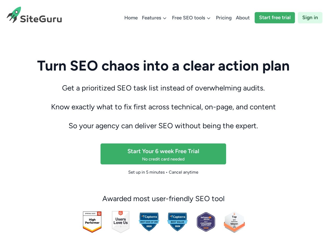 SiteGuru preview
