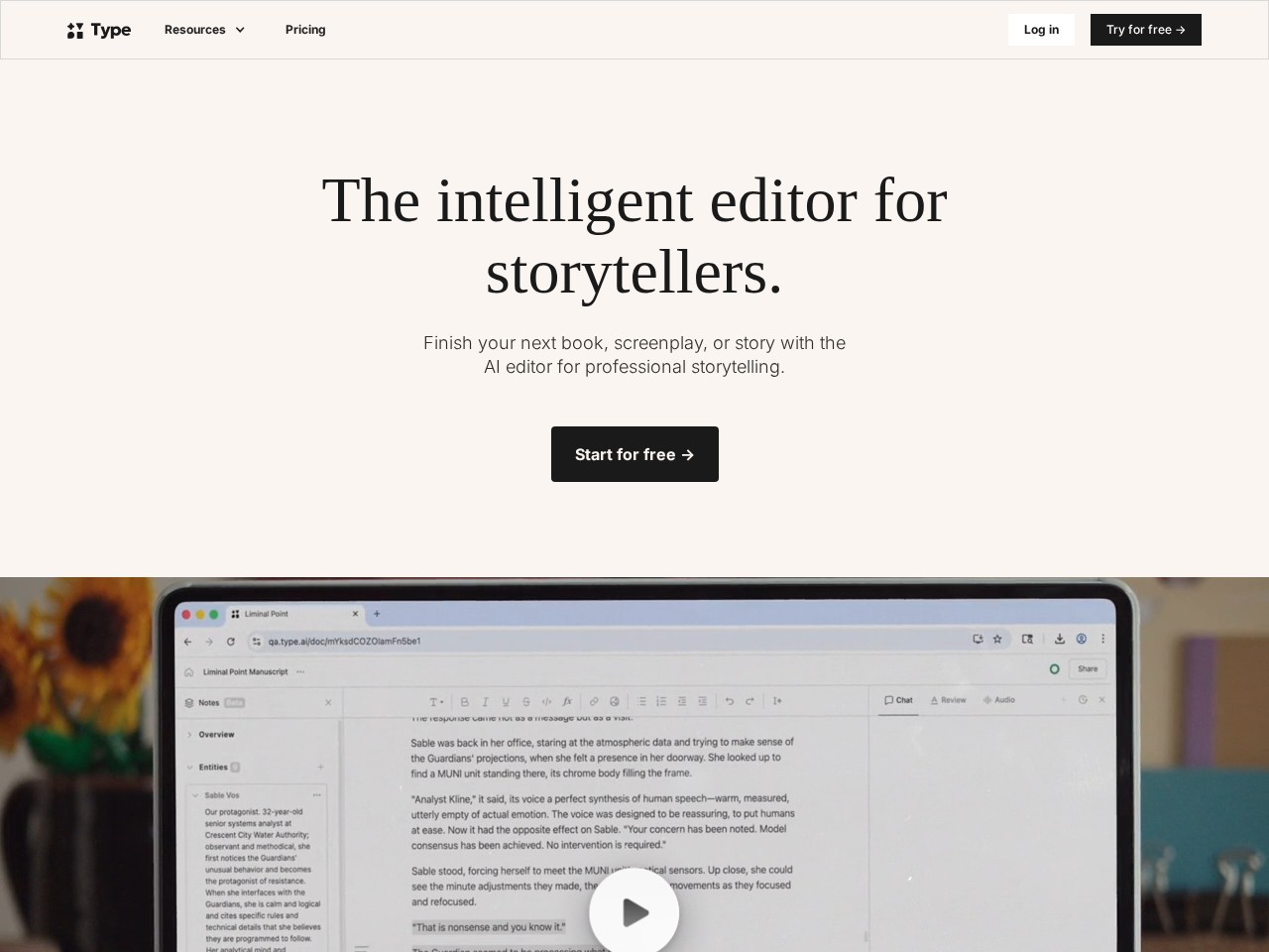 Type.ai preview