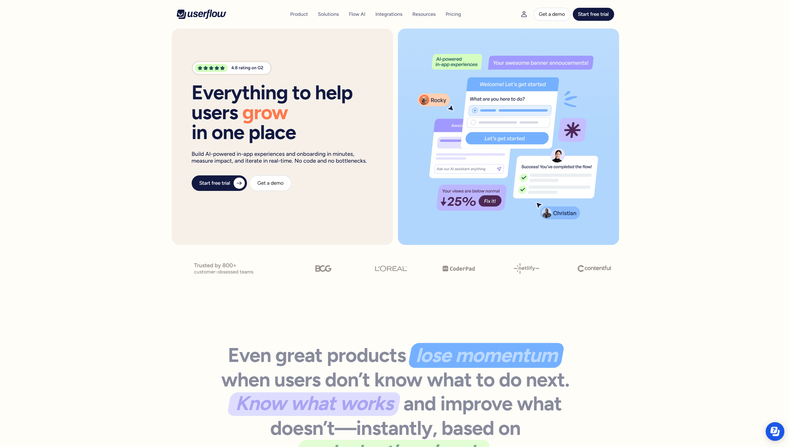 Userflow preview