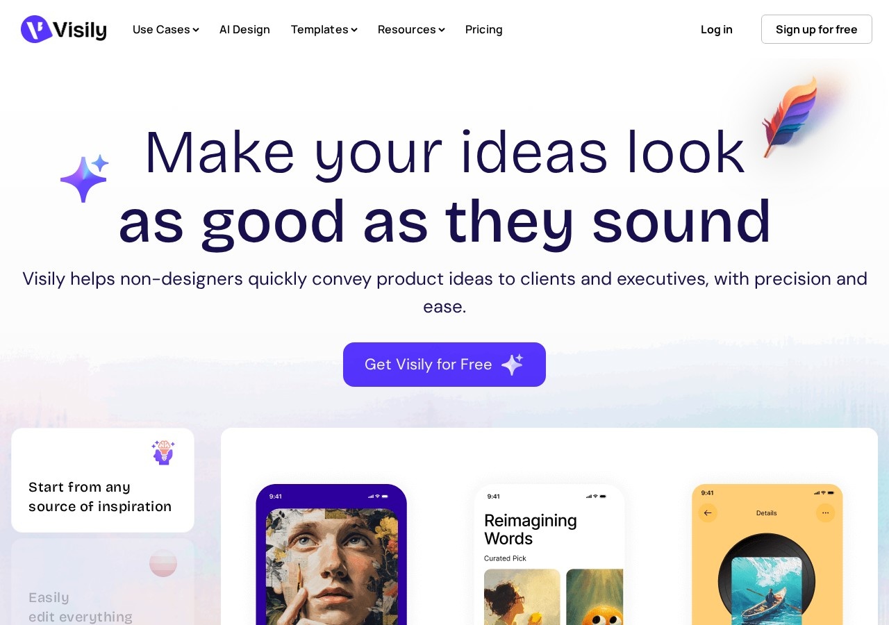 Visily preview