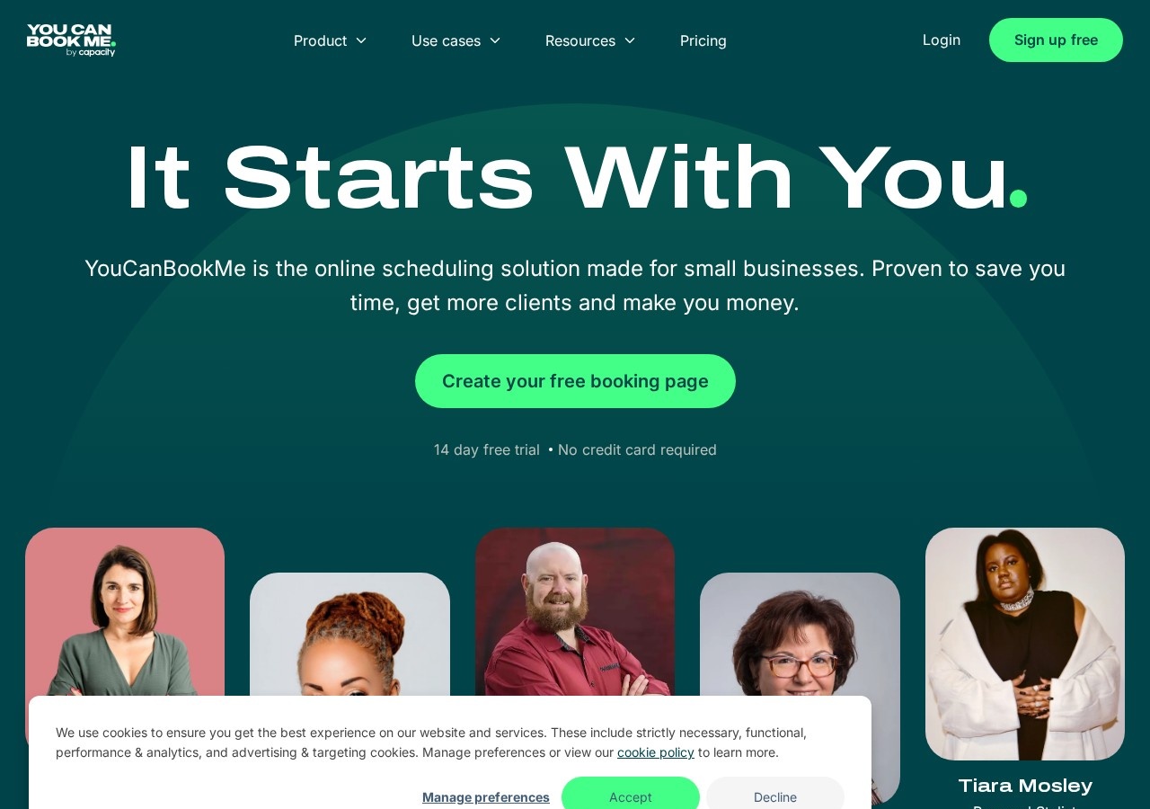 YouCanBookMe preview